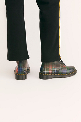 plaid dr martens