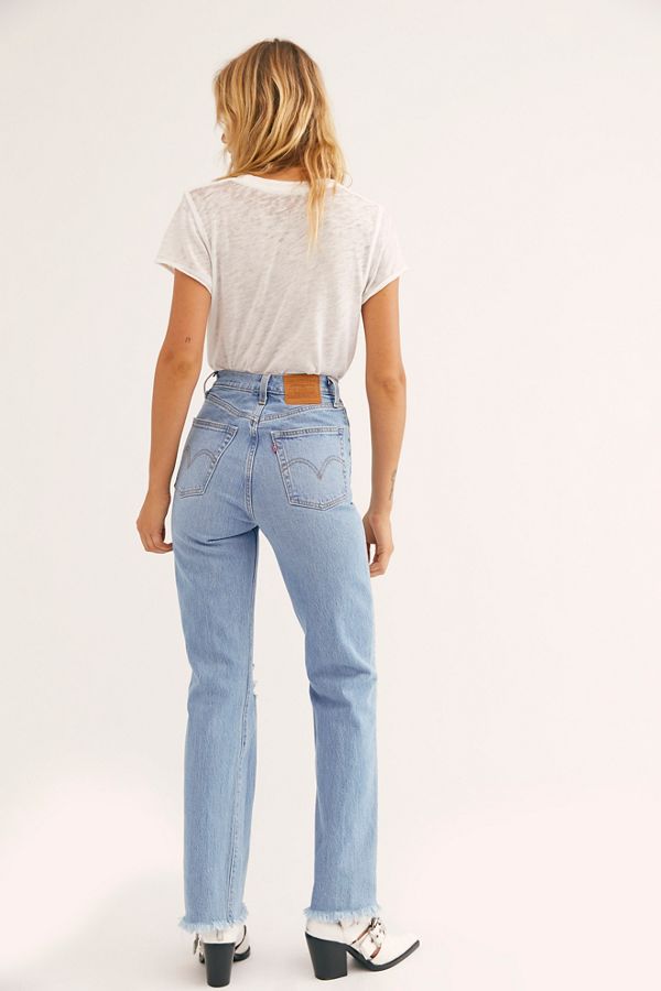 levi's ribcage straight jeans