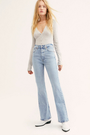 levi's low rise flare jeans