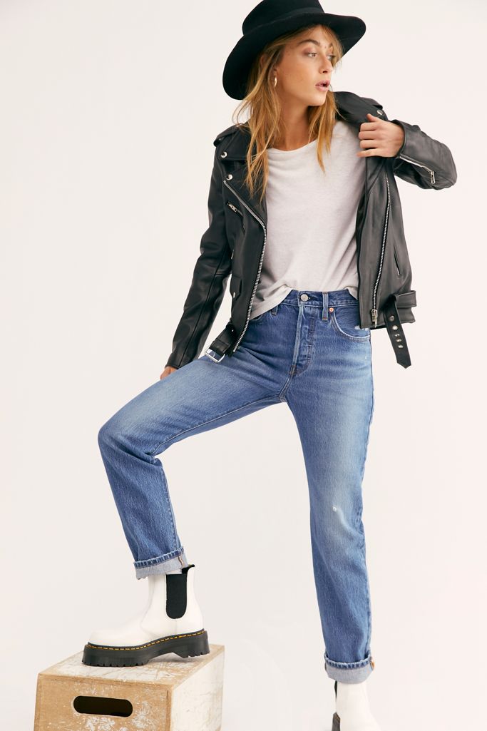 Levi S 501 Straight Jeans Free People