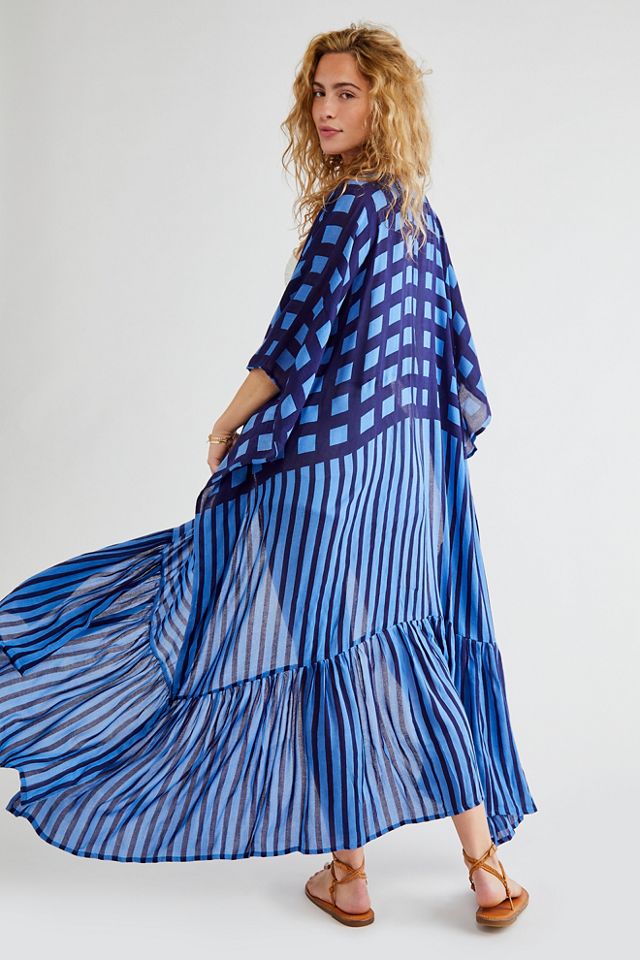 Free People Kenna Ruffle Kimono. 1
