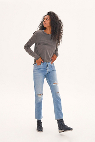 charlotte high rise straight jeans