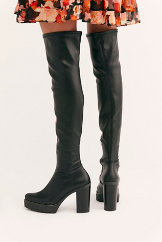 vegan over the knee boots