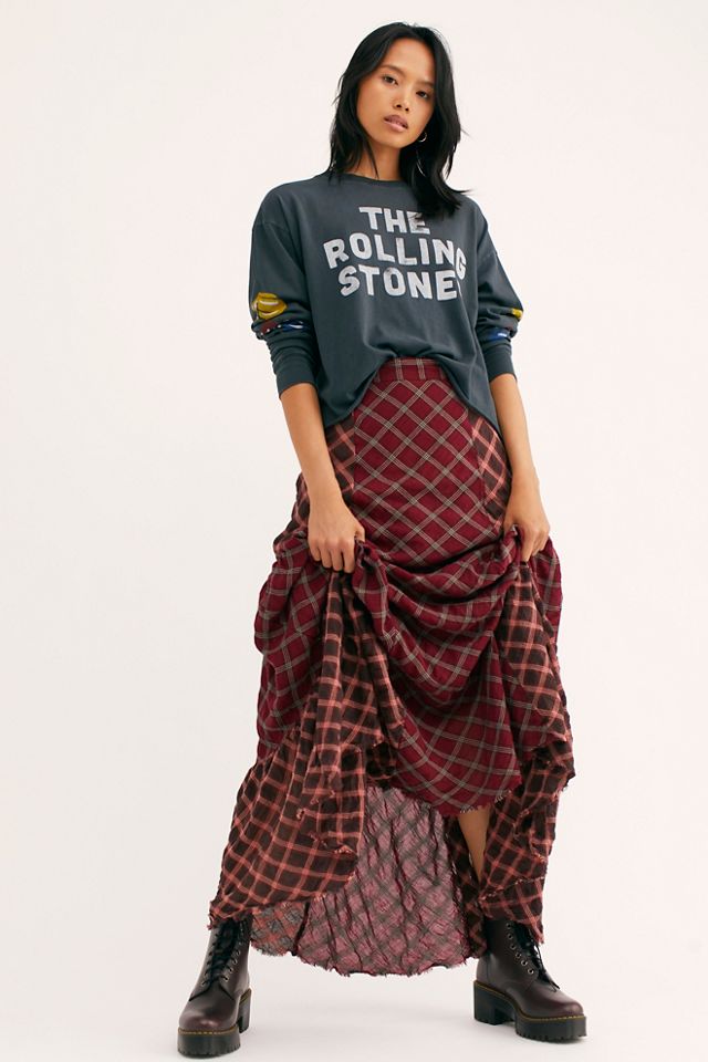 free people prairie dreams maxi skirt