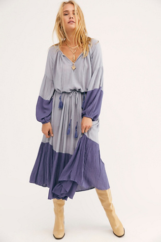 free people lavender midi dress