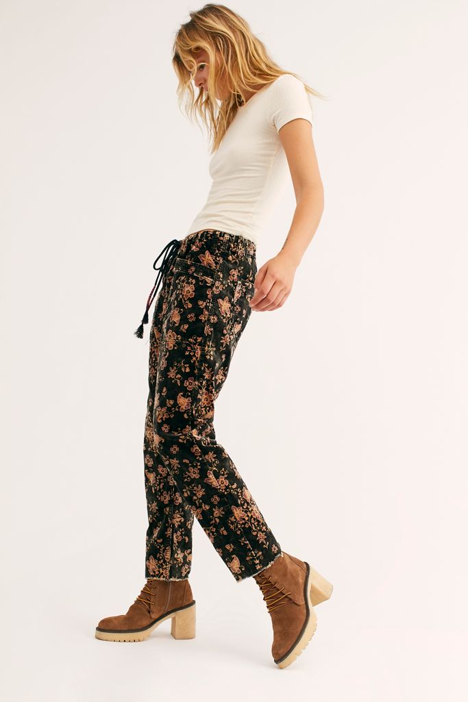 Download City Slouch Printed Cord Pants | Free People