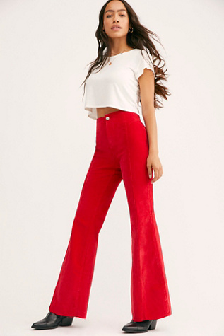 cord flare pants