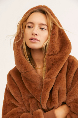 free people fuzzy hoodie