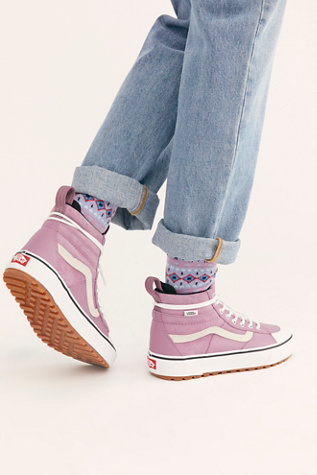 vans sk8 hi womens pink