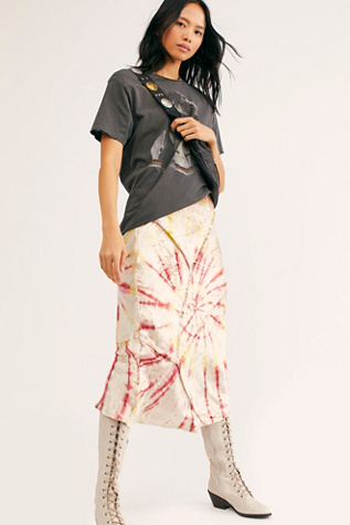 serious swagger tie dye skirt