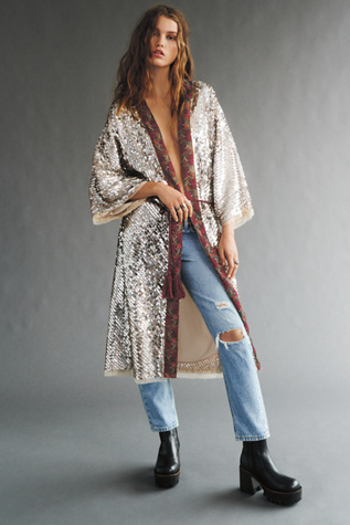 sequin duster