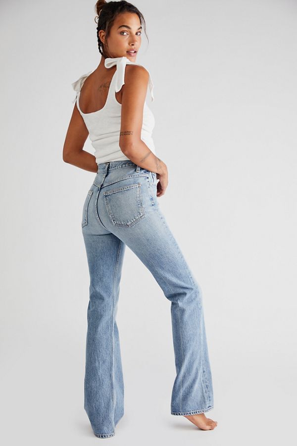 70's high rise flare women's jeans