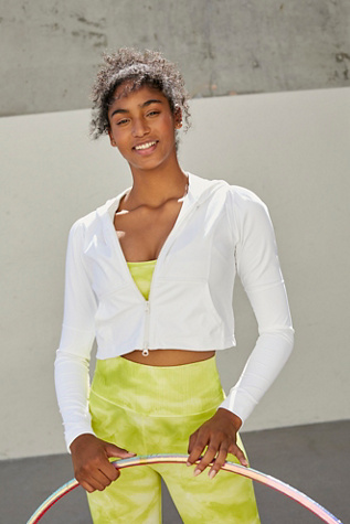 free people cropped hoodie