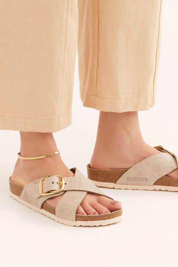 siena big buckle sandals
