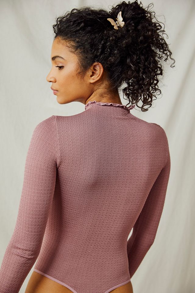 Download Make It A Mock Neck Seamless Bodysuit Free People