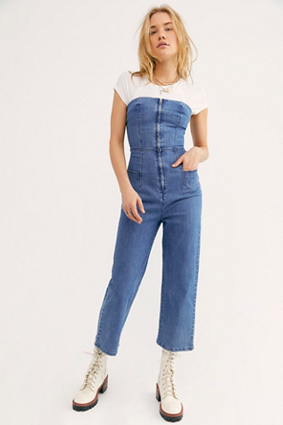 lola denim jumpsuit