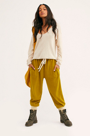 slouchy jogger pants