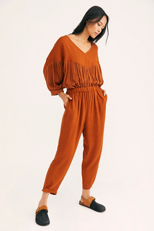 free people be the one jumpsuit