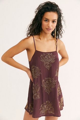 free people embellished slip