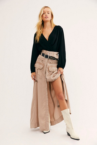 free people overall skirt