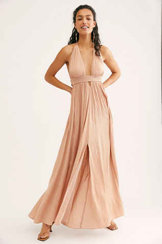 need this shiny maxi dress free people