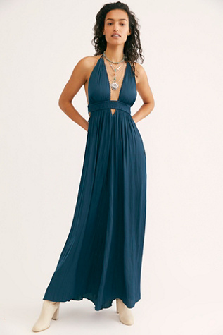 free people need this shiny maxi dress