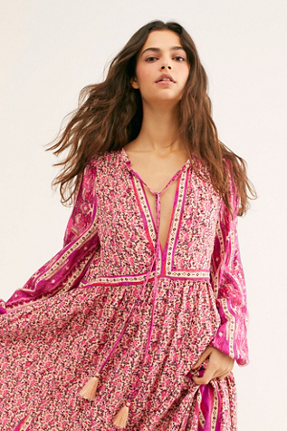 free people wishing well midi dress