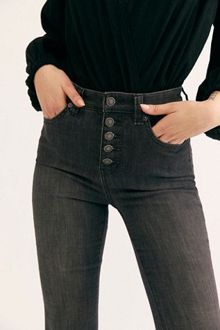 free people button up jeans