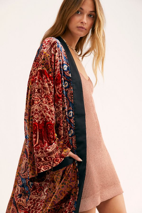Crazy For You Velvet Duster | Free People