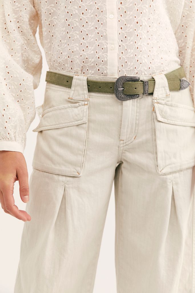 Birch Denim Wideleg Pant Free People