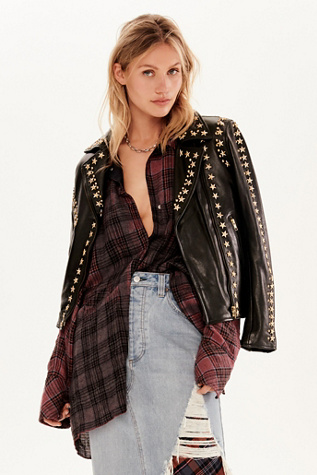 free people studded jacket