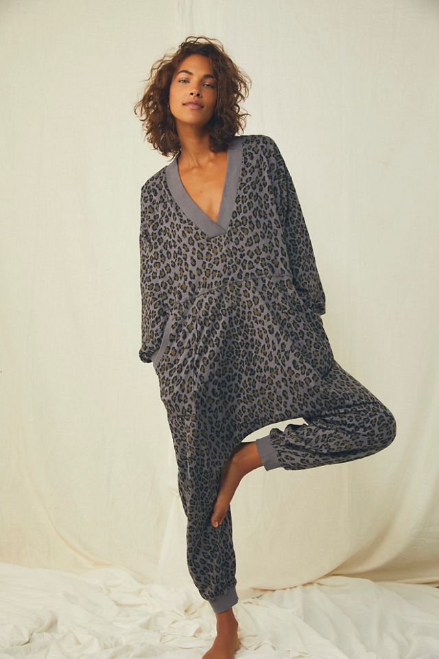Free People Printed Just Because Romper. 4