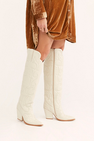 beige over the knee boots