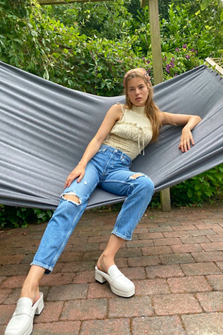 free people high waisted jeans