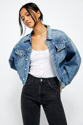 free people denim jacket