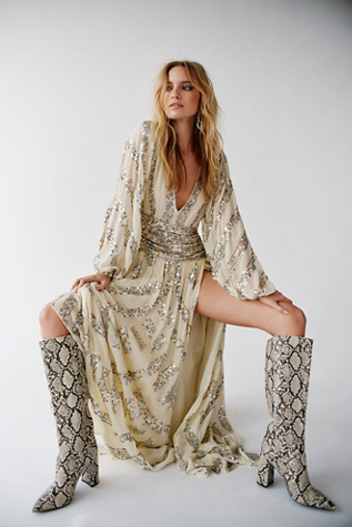prophecy lapis maxi dress