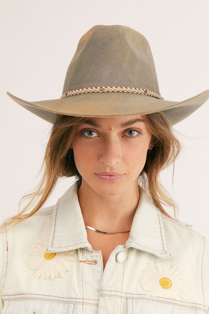 Rylan Distressed Cowboy Hat Free People