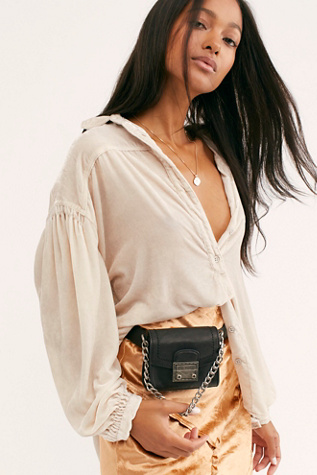 velvet bucket bag