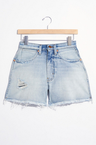 a line jean shorts