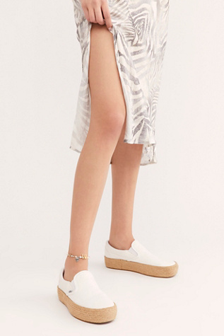 espadrille platform slip on
