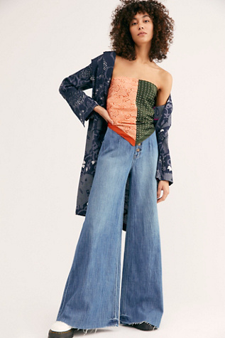 wide leg jeans free people