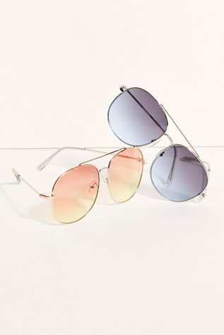 oversized aviator sunglasses
