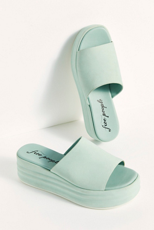 teal sandals