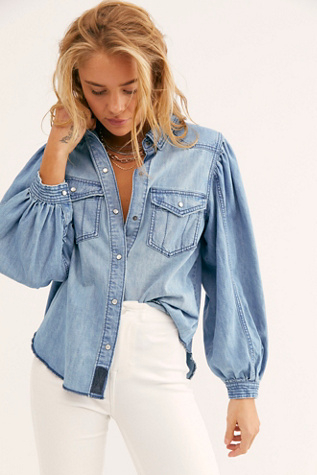 free people button up jeans