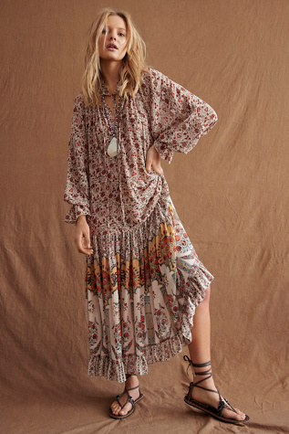 feeling groovy maxi dress free people