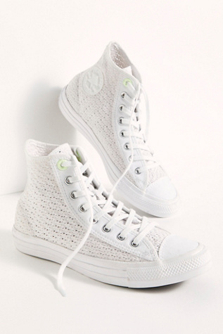 Chuck Taylor All Star Crochet Hi-Top Sneakers | Free People
