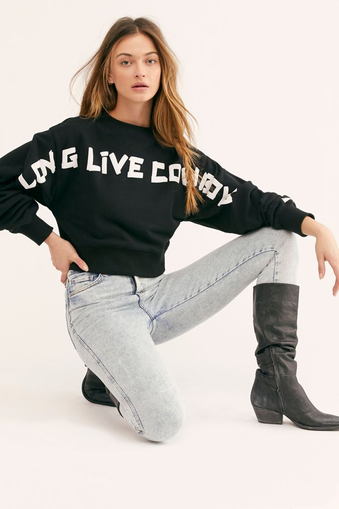 with the band sweatshirt free people