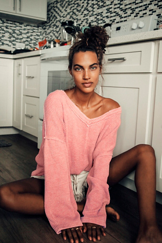 free people white sweatshirt