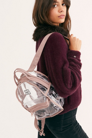 clear herschel backpack