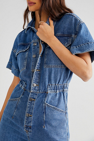 free people denim overalls